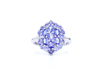 Tanzanite Ring 2.28 Carats Sterling Silver