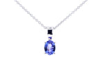 Tanzanite Pendant 1.14 Carats Sterling Silver