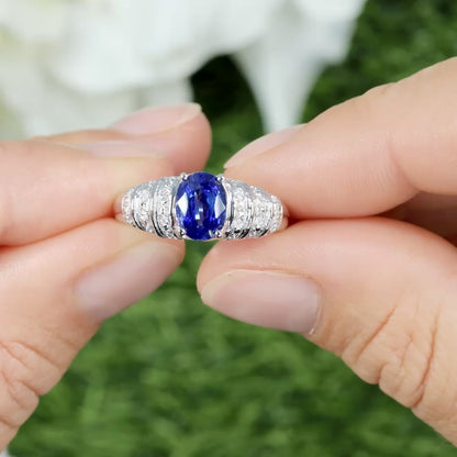 Kyanite Ring 1.39 Carats Sterling Silver