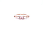 Morganite Ring With Diamonds 0.51 Carats 10K Rose Gold