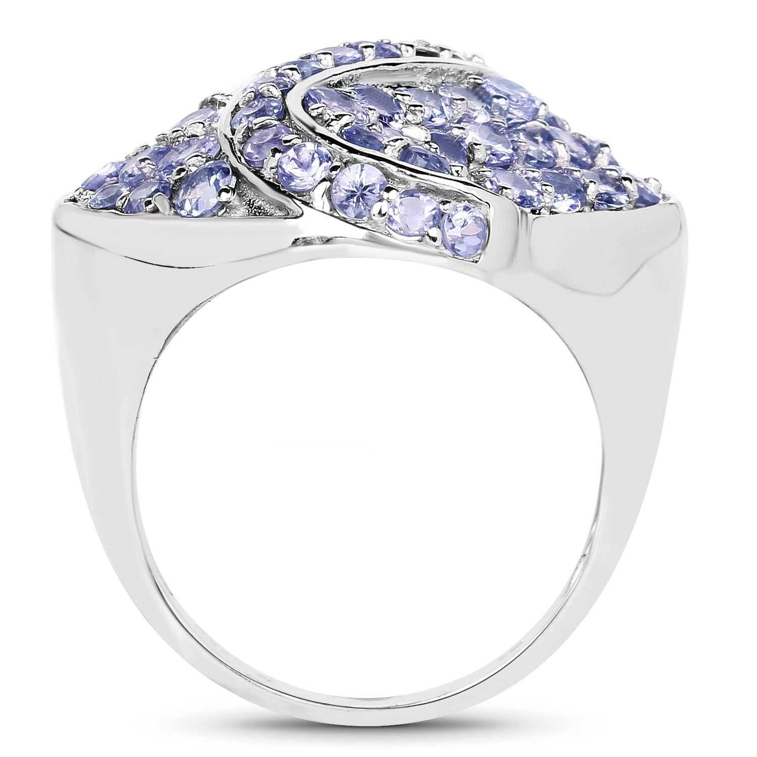Tanzanite Ring 3.6 Carats Sterling Silver